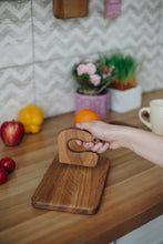 Load image into Gallery viewer, Montessori wooden toddler toys, safe wooden knife and cutting board for kids, gift for kids