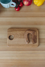Load image into Gallery viewer, Montessori wooden toddler toys, safe wooden knife and cutting board for kids, gift for kids