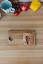 Load image into Gallery viewer, Montessori wooden toddler toys, safe wooden knife and cutting board for kids, gift for kids