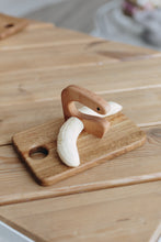 Load image into Gallery viewer, Montessori wooden toddler toys, safe wooden knife and cutting board for kids, gift for kids