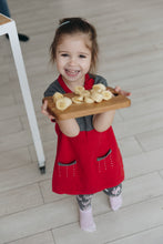 Load image into Gallery viewer, Montessori wooden toddler toys, safe wooden knife and cutting board for kids, gift for kids