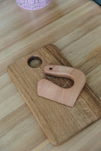 Load image into Gallery viewer, Montessori wooden toddler toys, safe wooden knife and cutting board for kids, gift for kids