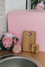 Load image into Gallery viewer, Montessori wooden toddler toys, safe wooden knife and cutting board for kids, gift for kids