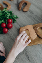 Load image into Gallery viewer, Montessori wooden toddler toys, safe wooden knife for kids, gift for kids