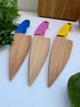 Load image into Gallery viewer, Safe Wooden Knife for Kids, Toddler Butter Knife
