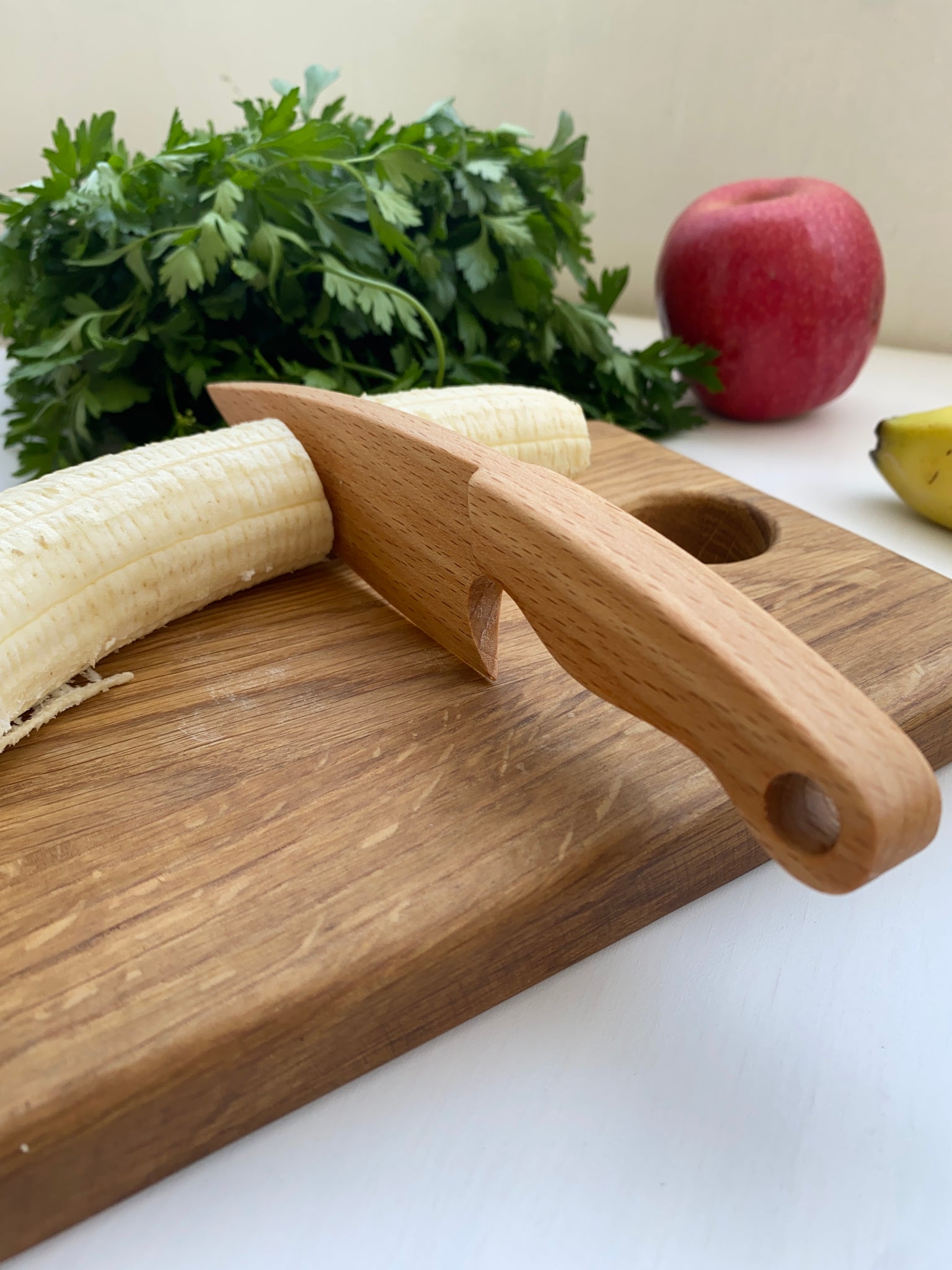 Safe Wooden Knife for Kids, Montessori Knife, Toddler Butter Knife